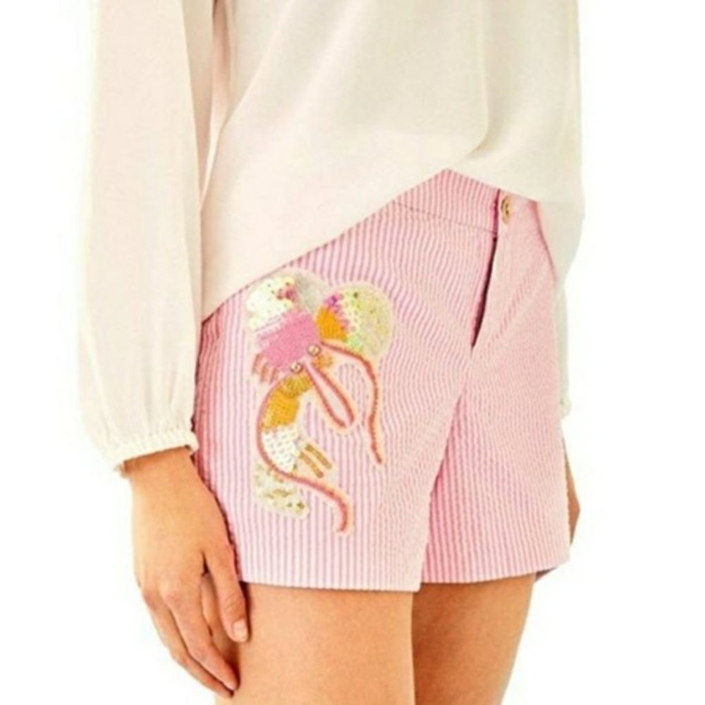 Lilly Pulitzer Pink Cosmo Callahan Party Shorts - Picture 2 of 10
